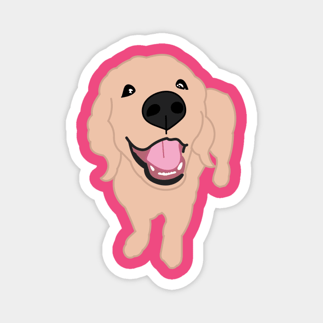 Golden Retriever Magnet by courtneylgraben