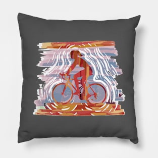 Road Bikes For Women Gift for Women Pillow