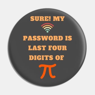 Last four digits passowrd Pin