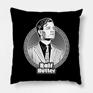 Ralf Hütter / Retro Style Fan Art Design Pillow