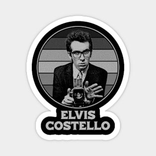 retro Elvis Costello Magnet