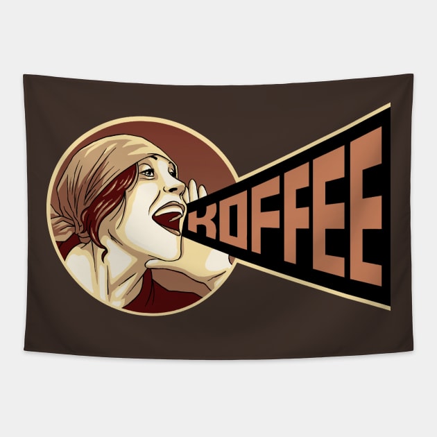 Koffee Tapestry by Andriu