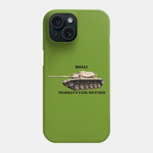 M60A1 blk-txt Phone Case