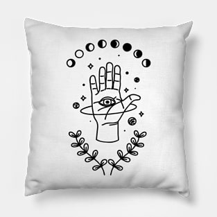 Eye On A Hand Pillow