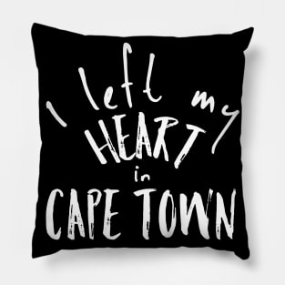 I Left my Heart in Cape Town Pillow