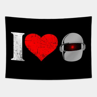 Gort, I heart love Gort Tapestry