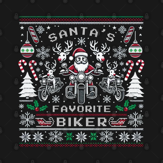 Santa's favorite biker by Kicosh