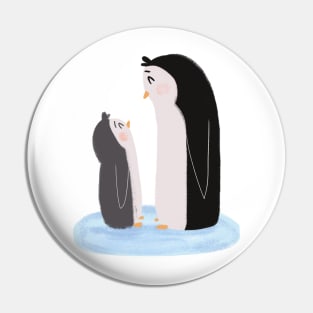 Penguin Pair Pin