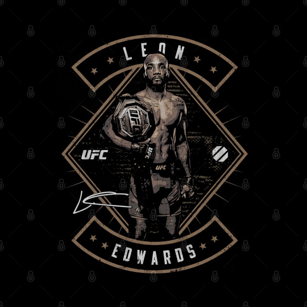 Leon Edwards Champion Pose by ganisfarhan