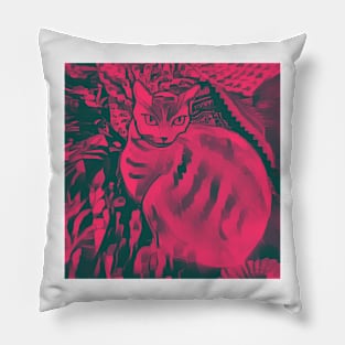 Patchwork cat,13 Pillow