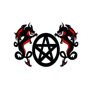 Dragons and Pentacle T-Shirt