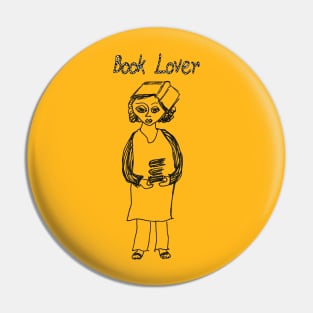 Book Lover Pin