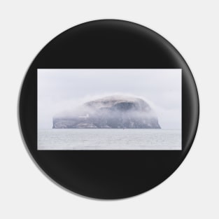 Bass Rock in mist Pin