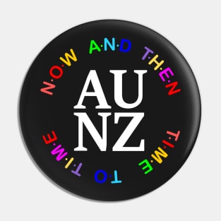 Australia and New Zealand (Color Version) Pin