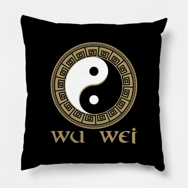 Wu Wei - Yin Yang Pillow by Hammer&Heat Imagineering