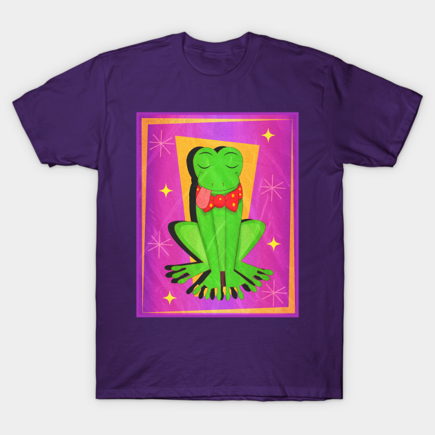 Discover Fancy Frog (Purple) - Fadartwork - T-Shirt