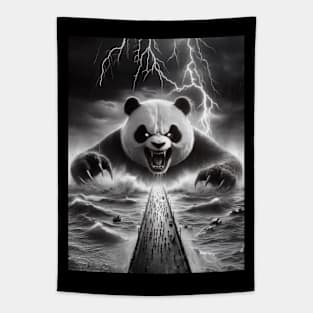 "Pandadoom": Terror at the Stormy Bridge Tapestry