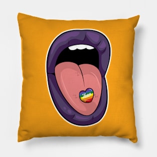 Pride Lipstick Love Pill Pillow