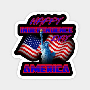 Happy Independence Day America Magnet