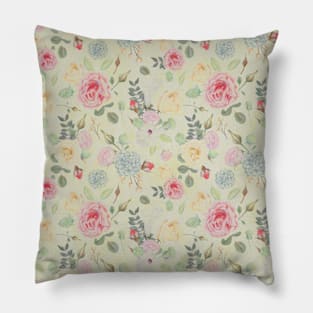 Summer Floral Pattern Pillow