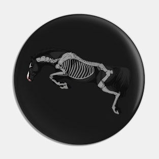 Spooky Horse Pin