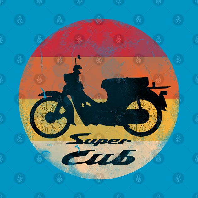 Super Cub by Randomart