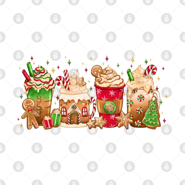 Gingerbread Christmas Latte | Coffee Lover by MoonyLimeDesign