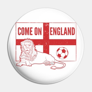 England World Cup Football Fan Russia 2018 Pin