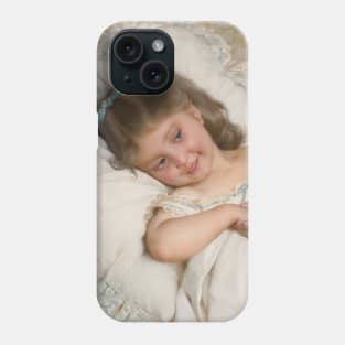 Girl Resting by Emile Munier Phone Case