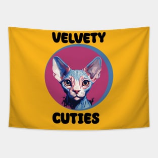 Velvety Cuties: Exploring the Enigmatic Sphynx Cat Breed" Tapestry
