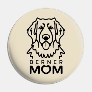 Berner Mom Line Art Pin