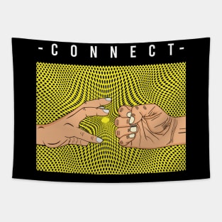 Connect Modern Art Tapestry