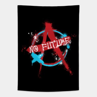 No Future - Anarchy / Cyberpunk Style Tapestry