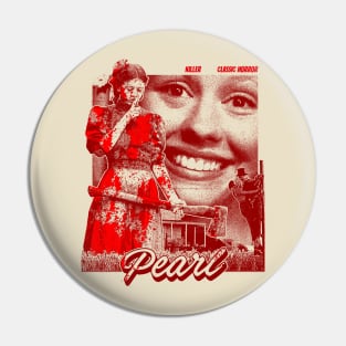 Classic Retro Noise Pearl Pin