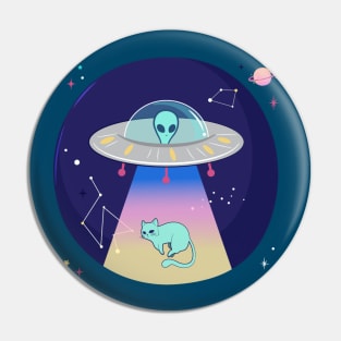 Beam Me Up - Kitty Pin