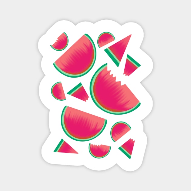 Watermelon Magnet by RachWillz