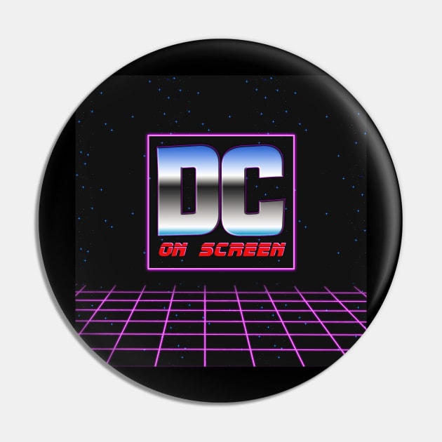 DC on SCREEN '80s Logo #2 Pin by DC on SCREEN