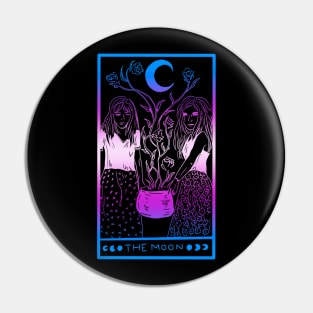 Midnight Margarita Moon - Tarot Card Trans Pride Pin