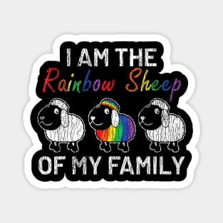 The Rainbow Sheep Of My Family Parents Support Pride Lgbt Magnet