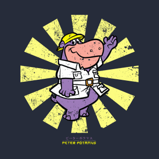 Peter Potamus Retro Japanese T-Shirt