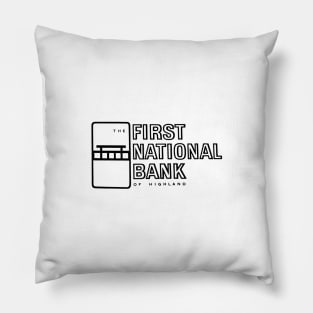 First National Bank - Highland, Illinois Pillow