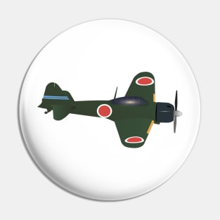 Japanese WWII Zero Fighter Plane Pin