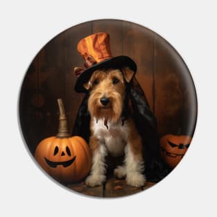 Fox Terrier Halloween Pin