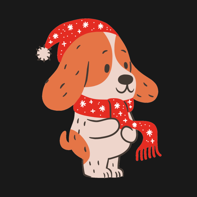 Christmas dog santa hat -dogs pets by AWhouse 