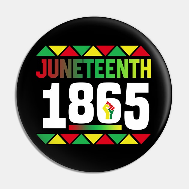 Juneteenth 1865 Black History Pin by MilotheCorgi