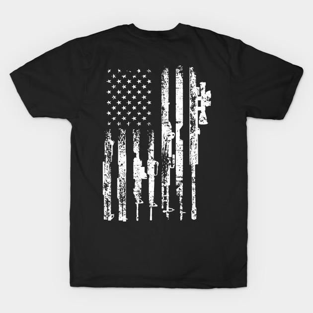 Gun The Flag - Gun - T-Shirt