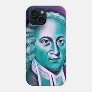 Jonathan Edwards Black And White Portrait | Jonathan Edwards Artwork 6 Phone Case