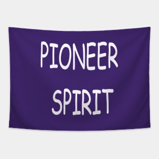 Pioneer Spirit, transparent Tapestry