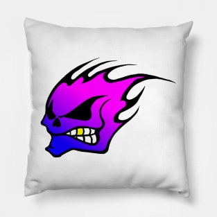 SkullHead Golden Tooth Pillow