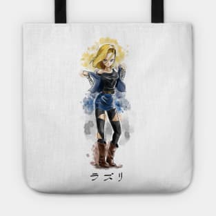 Android 18 Watercolor Tote